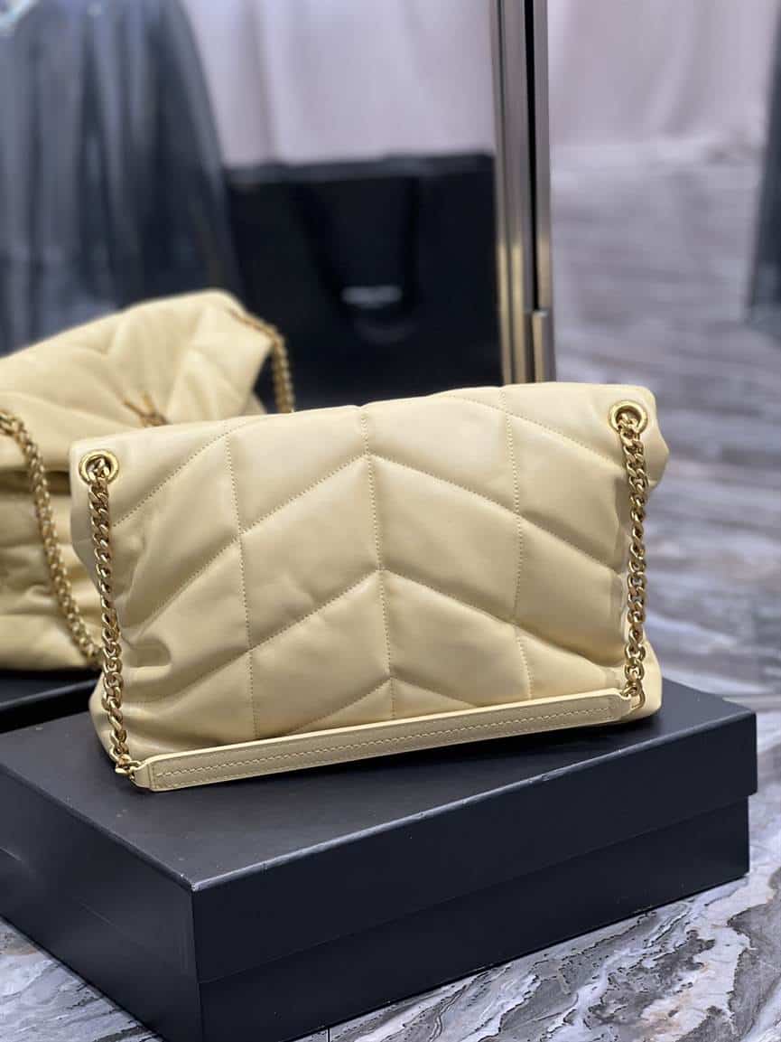 YSL Medium Puffer Leather Shoulder Bag - YPS50 - 2