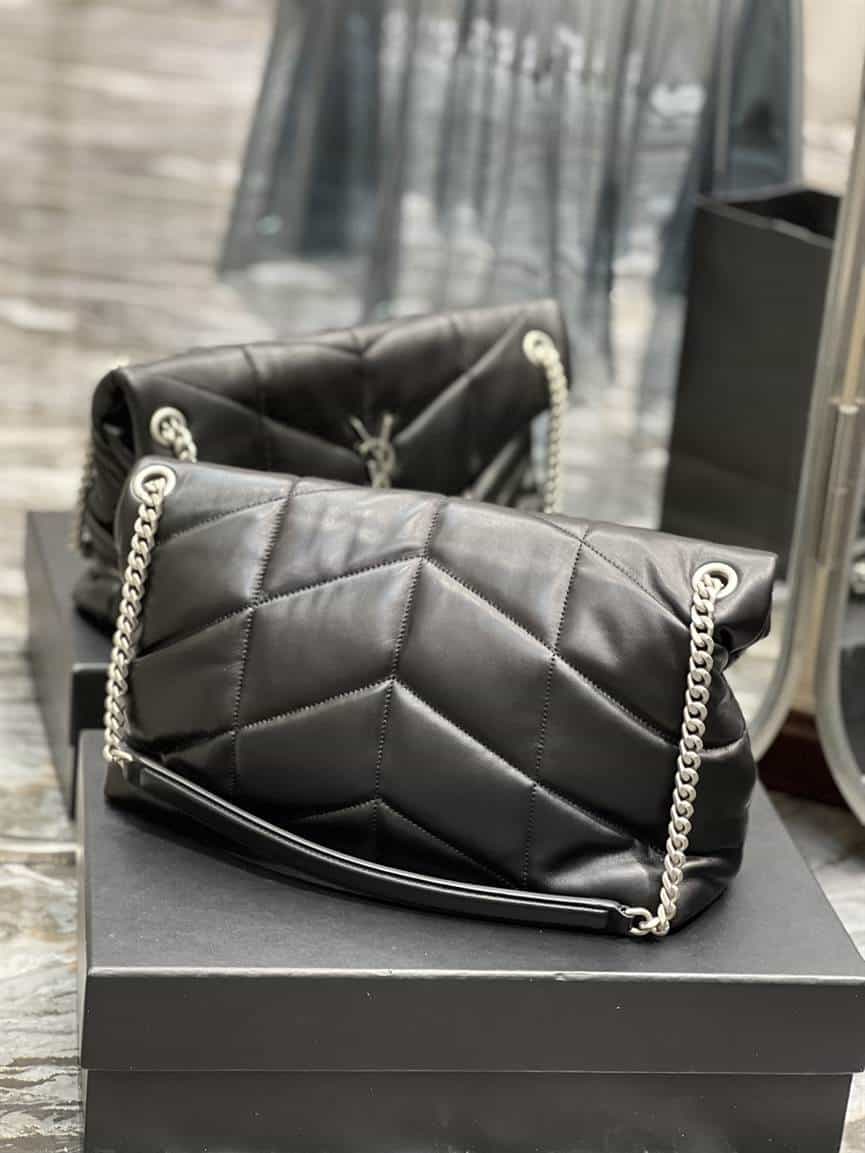 YSL Medium Puffer Leather Shoulder Bag - YPS51 - 2