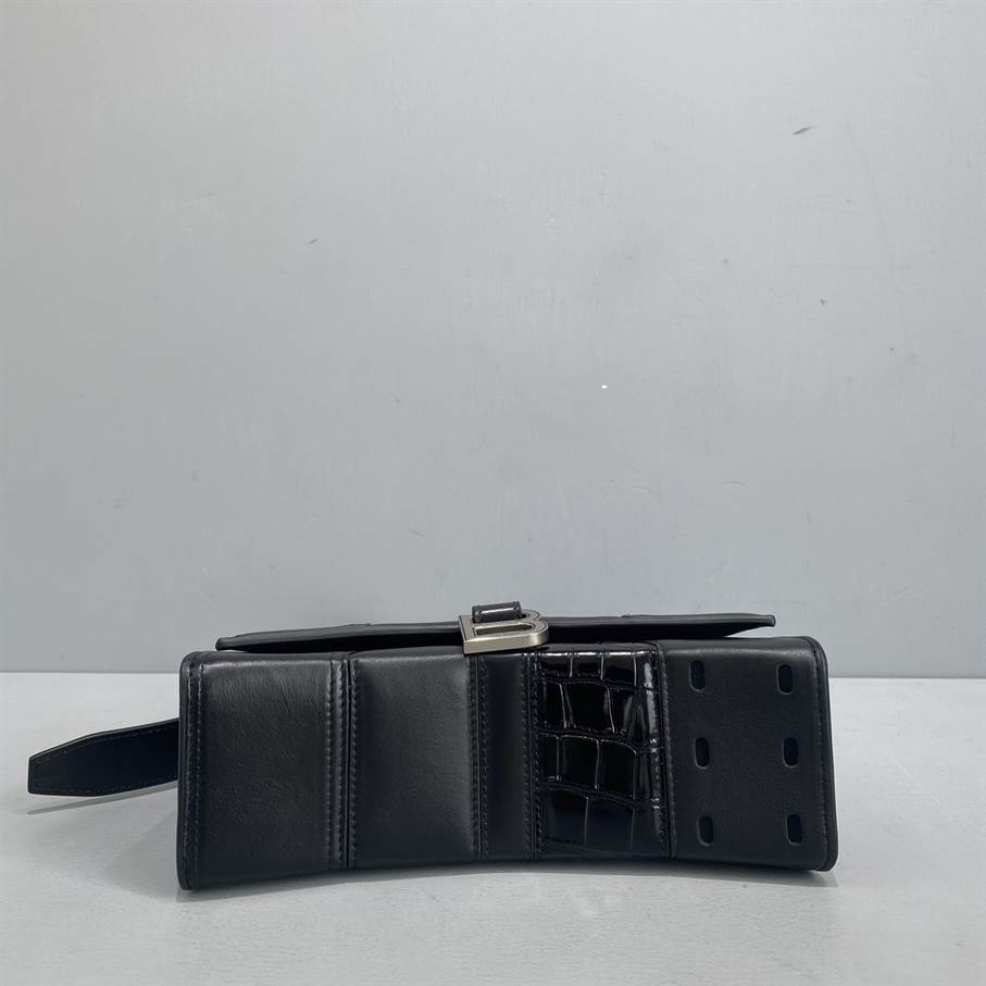 Women'S Hourglass Multibelt Handbag In Black - BHB10 - 6