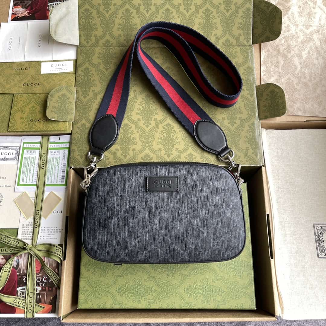 GG Black shoulder bag - GMB48 - 2