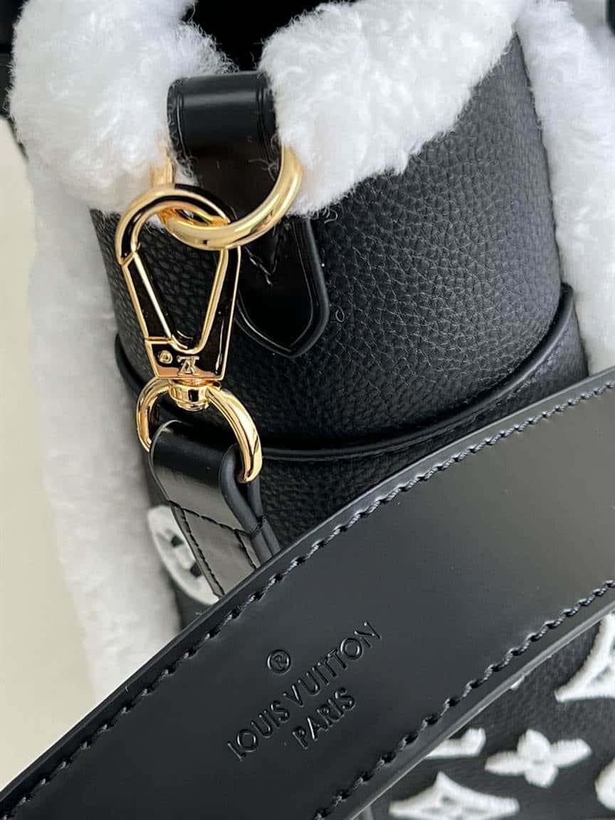Louis Vuitton On My Side MM High End Leathers Black - LHB461 - 8