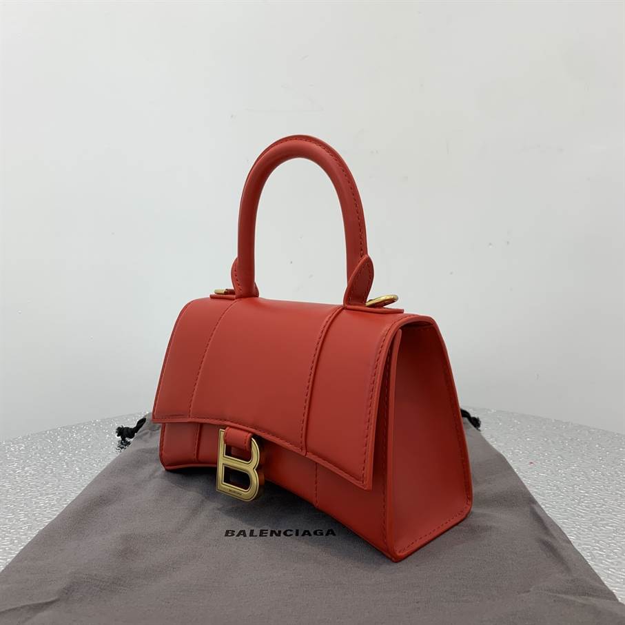 Women'S Hourglass Small Handbag In Red - BHB14 - 7