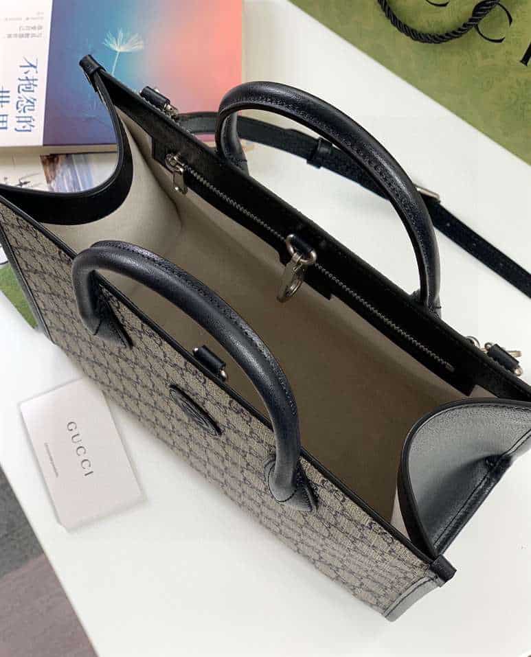 Medium tote bag with Interlocking G - GTB172 - 9