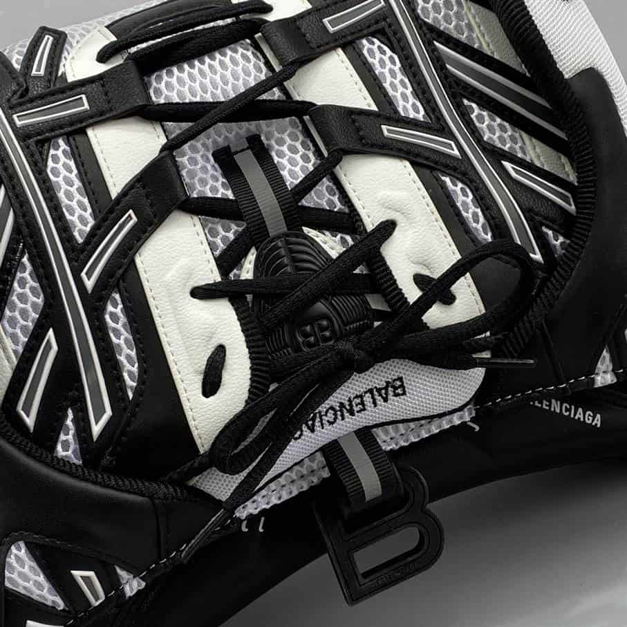 Women'S Sneakerhead Small Handbag In Black/White - BHB15 - 7