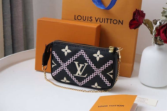 LOUIS VUITTON MONOGRAM EMPREINTE BRODERIES BAG - LHB621 - 1