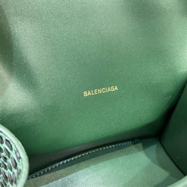 Women'S Hourglass Small Handbag In Forest Green - BHB12 - 8
