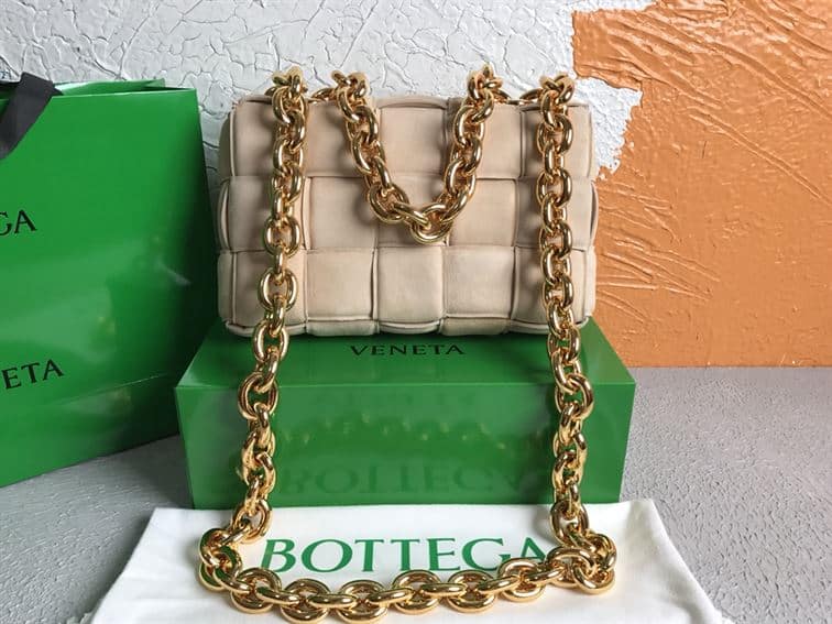 Bottega veneta Women's Chain Cassette in Porridge - PBV01 - 3