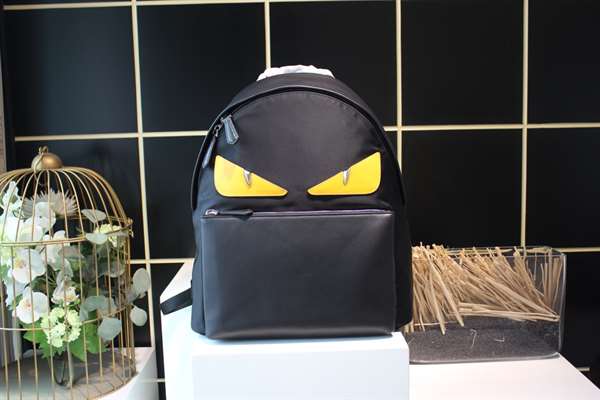 Fendi Backpack In Black Nylon - FPD13 - 2