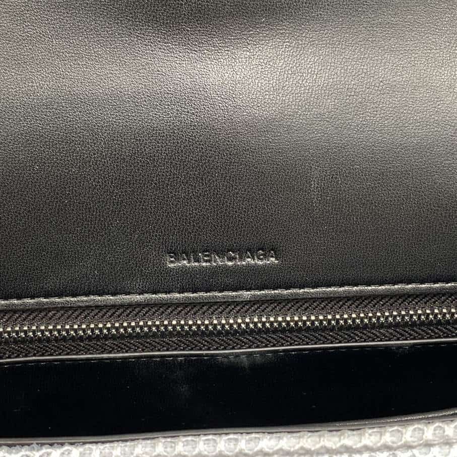 Women'S Sneakerhead Small Handbag In Black/White - BHB15 - 8