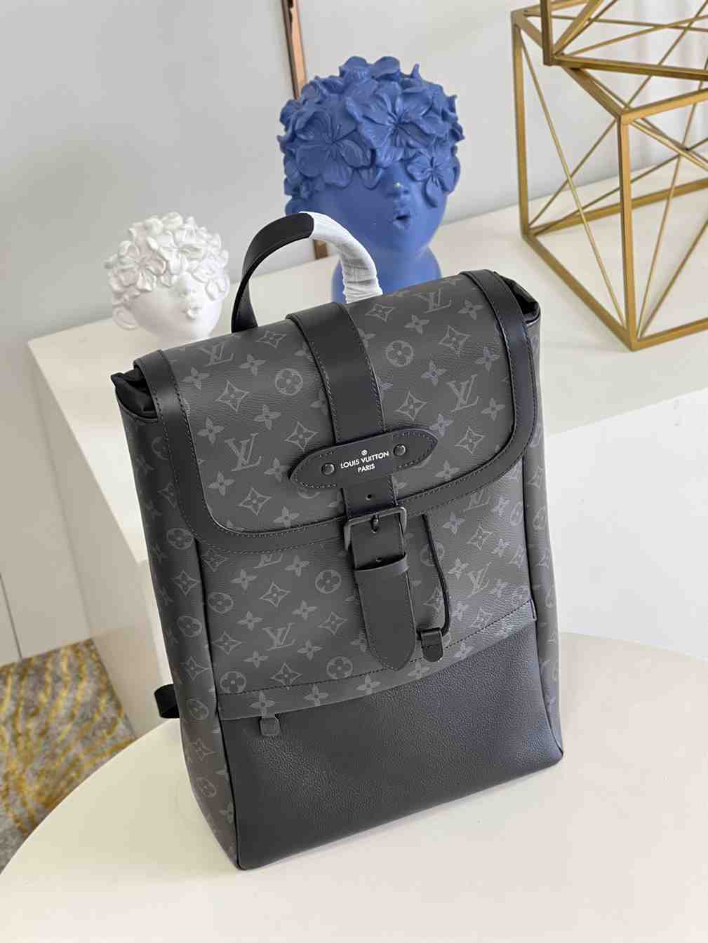 LOUIS VUITTON SAUMUR BACKPACK BAG - LBP434 - 12