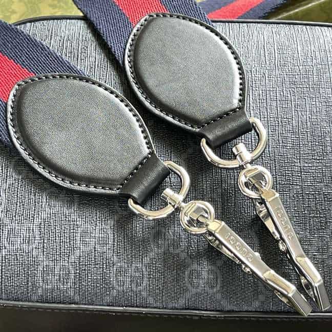 GG Black shoulder bag - GMB48 - 8