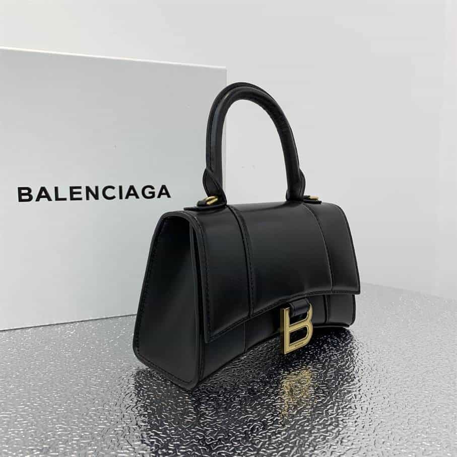 Women'S Hourglass Small Handbag In Black - BHB13 - 3