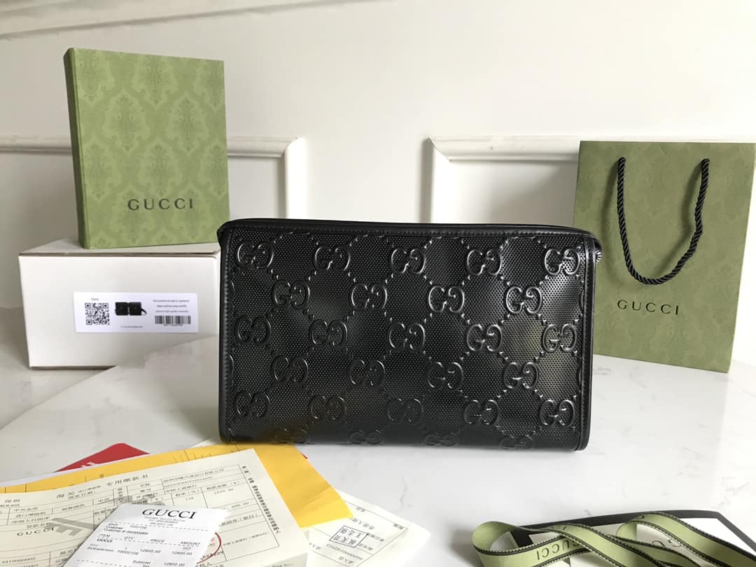 Gucci Print Embossed Cosmetic Bag - GP068 - 2