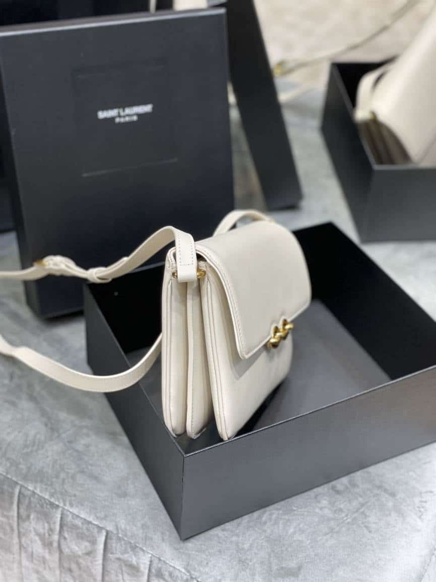 Le Maillon Satchel In Smooth Leather - YPS10 - 9