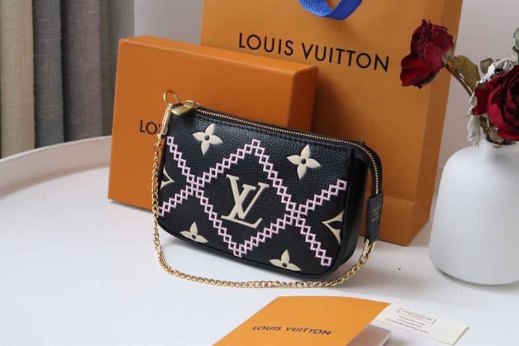 LOUIS VUITTON MONOGRAM EMPREINTE BRODERIES BAG - LHB621 - 5