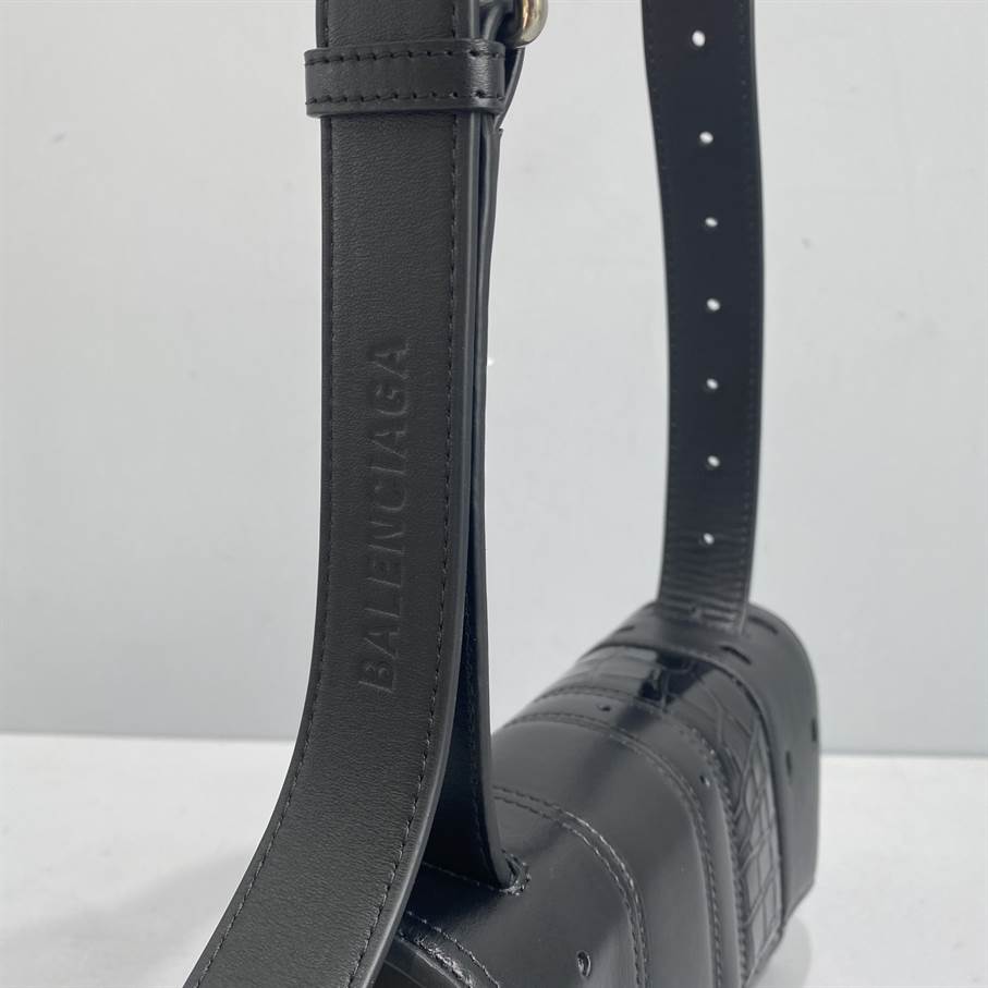 Women'S Hourglass Multibelt Handbag In Black - BHB10 - 8
