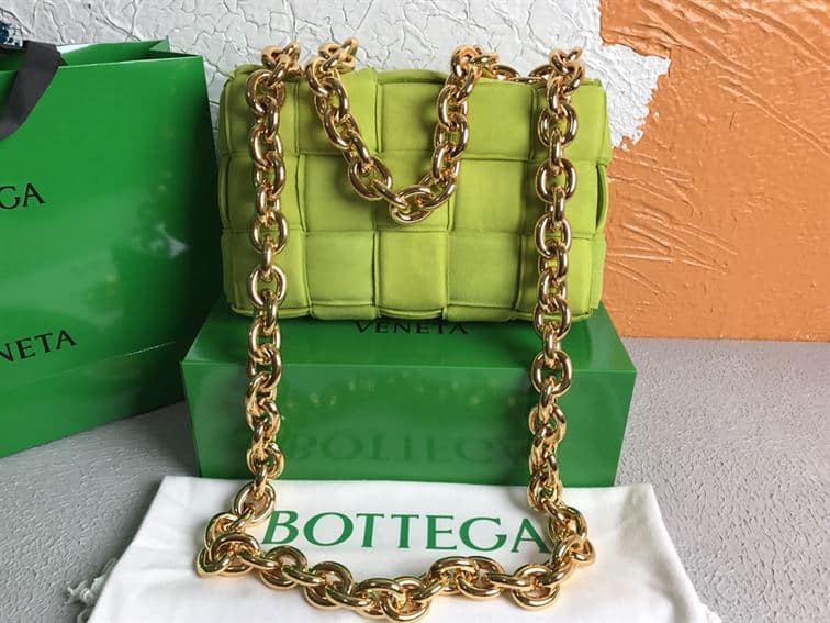 Bottega veneta Women's Chain Cassette in Kiwi - PBV02 - 3