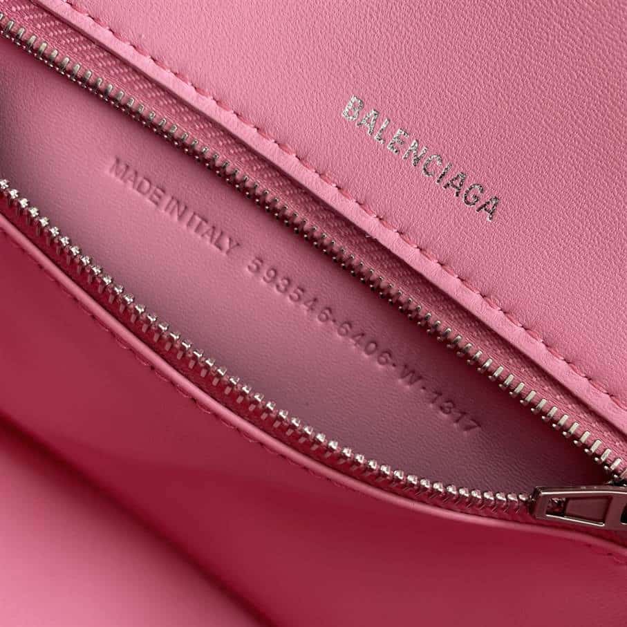 Women'S Hourglass Small Handbag In Light Pink - BHB11 - 8