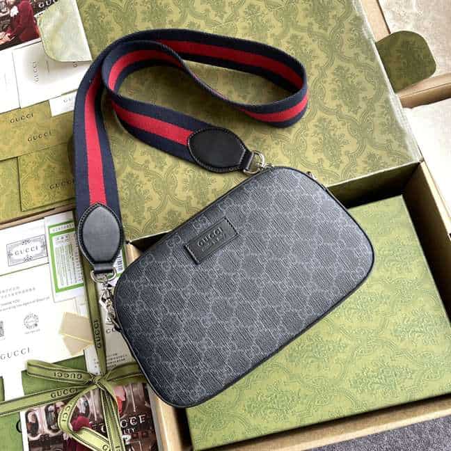 GG Black shoulder bag - GMB48 - 9