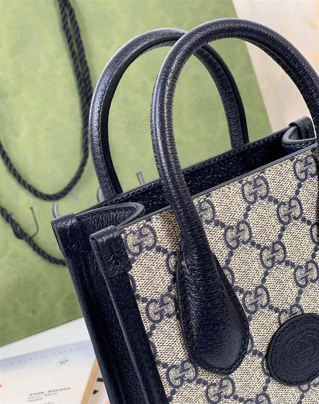 Mini tote bag with Interlocking G - GTB171 - 9