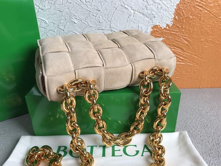 Bottega veneta Women's Chain Cassette in Porridge - PBV01 - 10