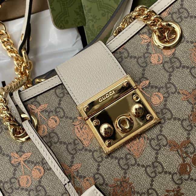 Padlock small berry tote bag - GTB112 - 8