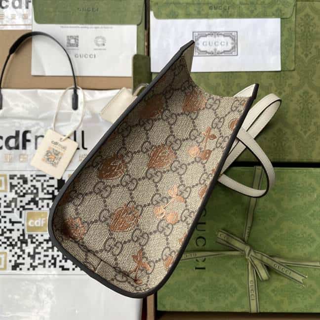 Padlock small berry tote bag - GTB112 - 9