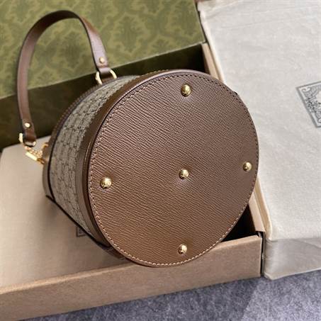 Gucci Beige 1955 Horsebit Small GG Bucket Bag - GMB93 - 9