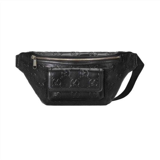 Gucci Black GG Embossed Belt Bag - GBB004 - 1