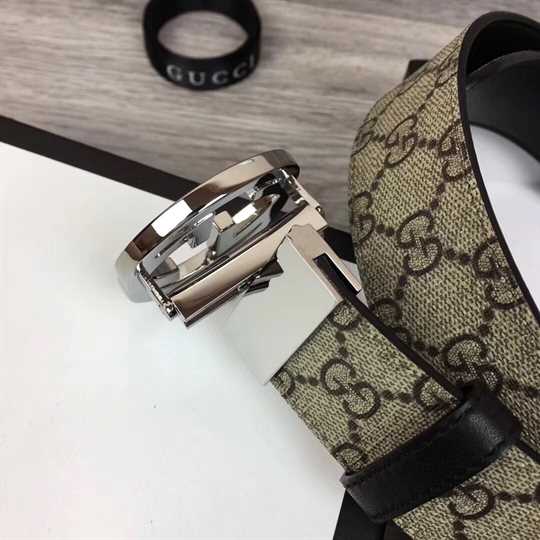 Gucci GG Supreme Belt With G Buckle - BPR007 - 3