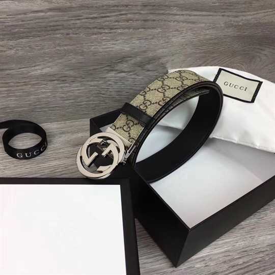 Gucci GG Supreme Belt With G Buckle - BPR007 - 4