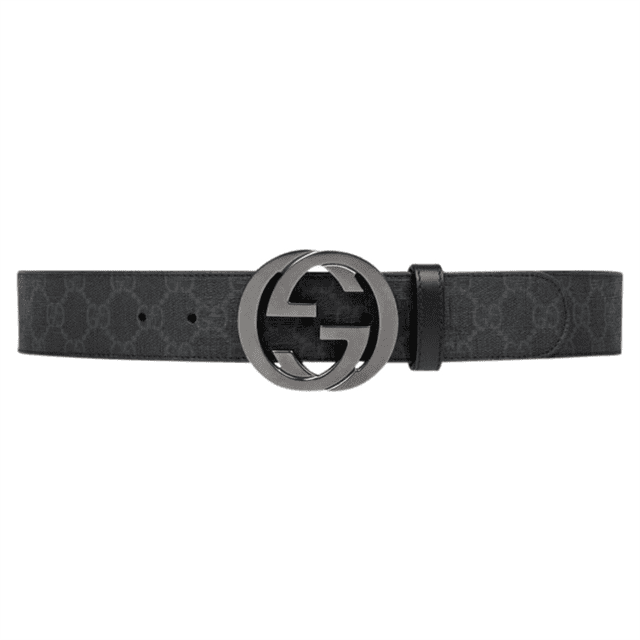 Gucci Men's Back GG Supreme With G Buckle Belt - BPR002 - 1