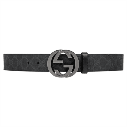 Gucci Men's Back GG Supreme With G Buckle Belt - BPR002 - 1