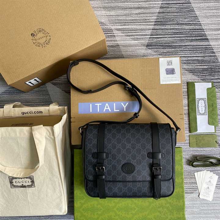Gucci Black Men's Messenger Bag - GMB001 - 9