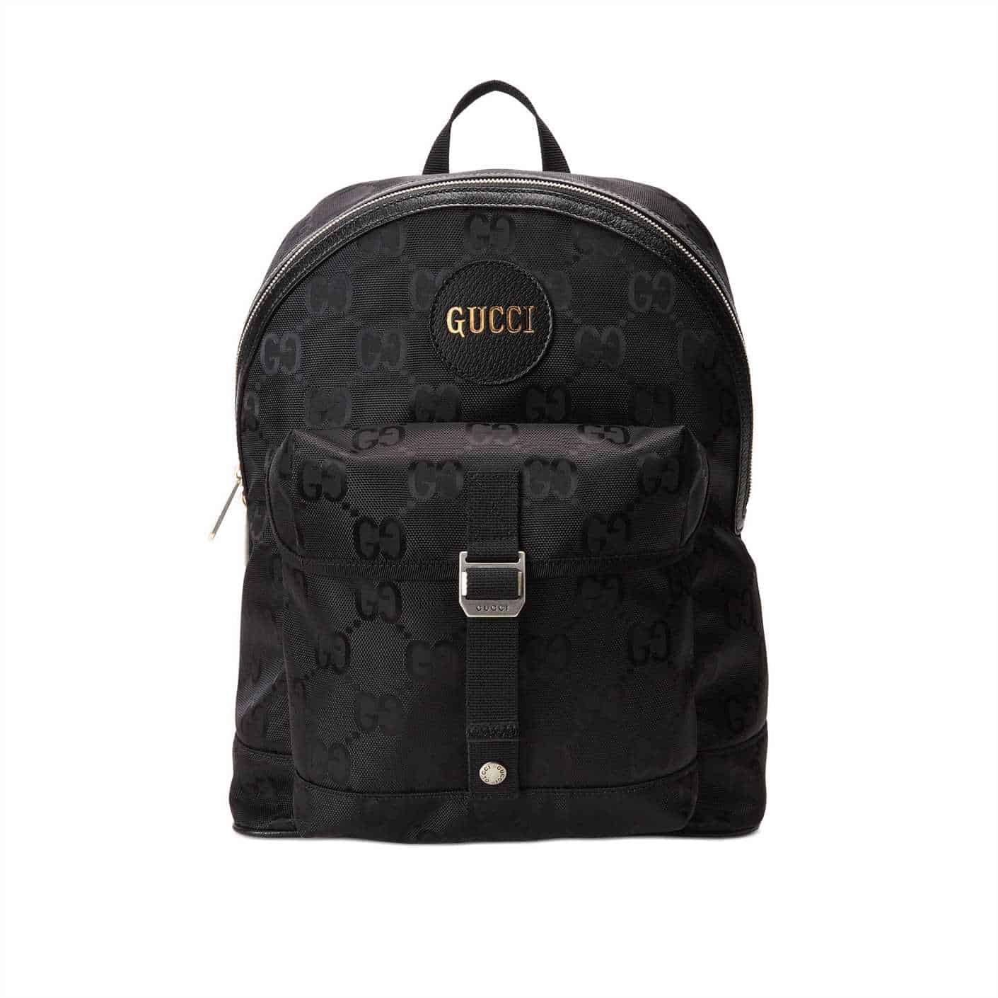 Gucci Off The Gird Backpack Black GG Nylon - GBP002 - 1