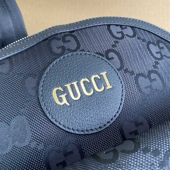 Gucci Off The Gird Backpack Black GG Nylon - GBP002 - 5