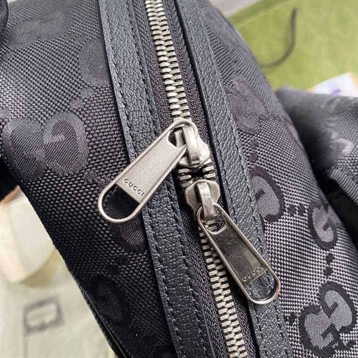 Gucci Off The Gird Backpack Black GG Nylon - GBP002 - 8