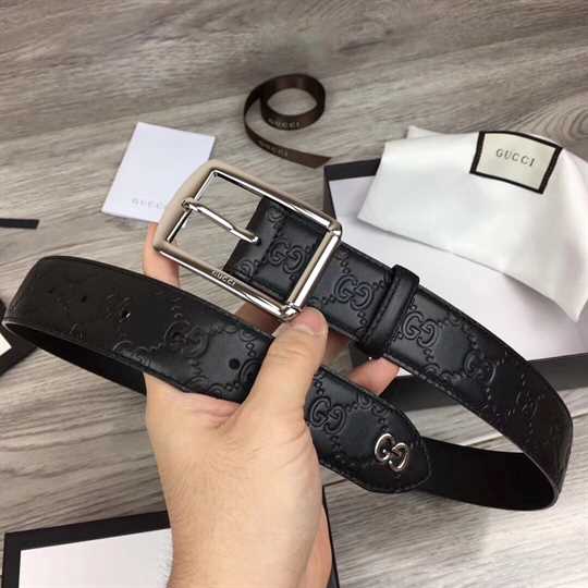 Gucci Signature Belt With GG Detail - BPR005 - 2