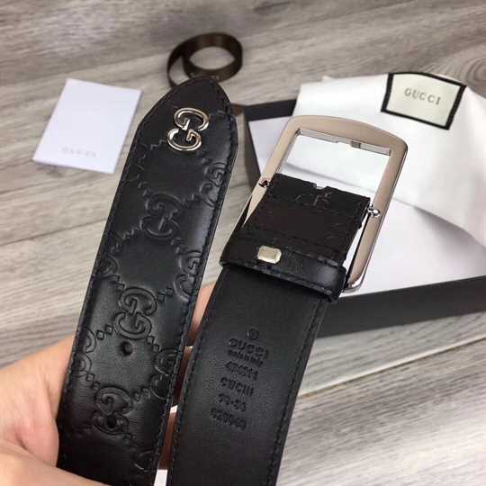 Gucci Signature Belt With GG Detail - BPR005 - 4