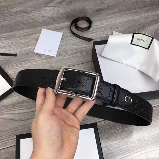 Gucci Signature Belt With GG Detail - BPR005 - 5