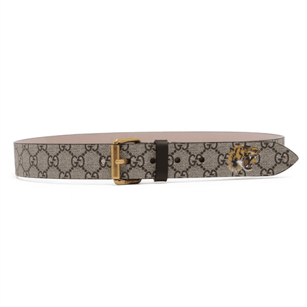 Gucci Tiger Print GG Supreme Belt - BPR010 - 1