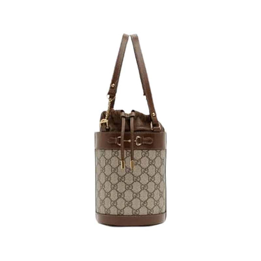 Gucci Beige 1955 Horsebit Small GG Bucket Bag - GMB93 - 1