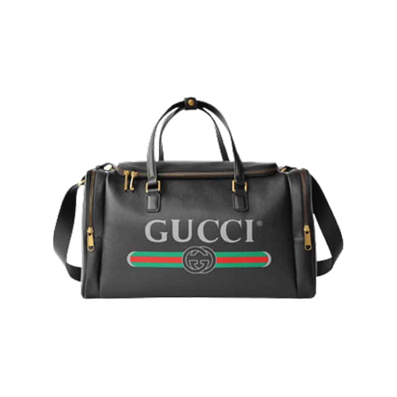 Men'S Gucci-Print Leather Duffel Bag - GDB57 - 1