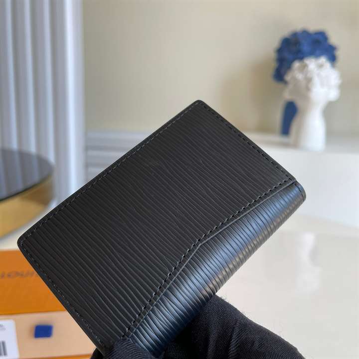 Louis Vuitton Pocket Organizer Black EPI Leather - WPR006 - 3