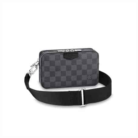 Louis Vuitton Alpha Wearable Wallet Damier Graphite Canvas - MB03 - 1
