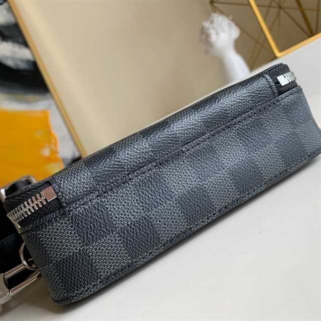 Louis Vuitton Alpha Wearable Wallet Damier Graphite Canvas LMB045 - 3