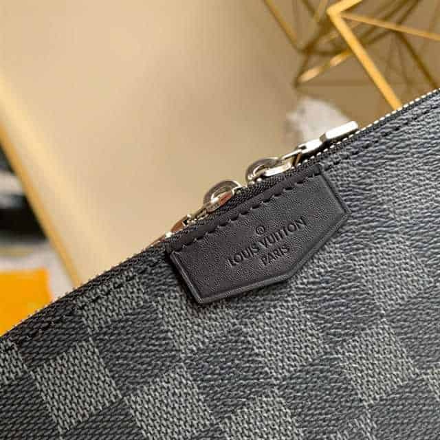 Louis Vuitton Alpha Wearable Wallet Damier Graphite Canvas LMB045 - 4