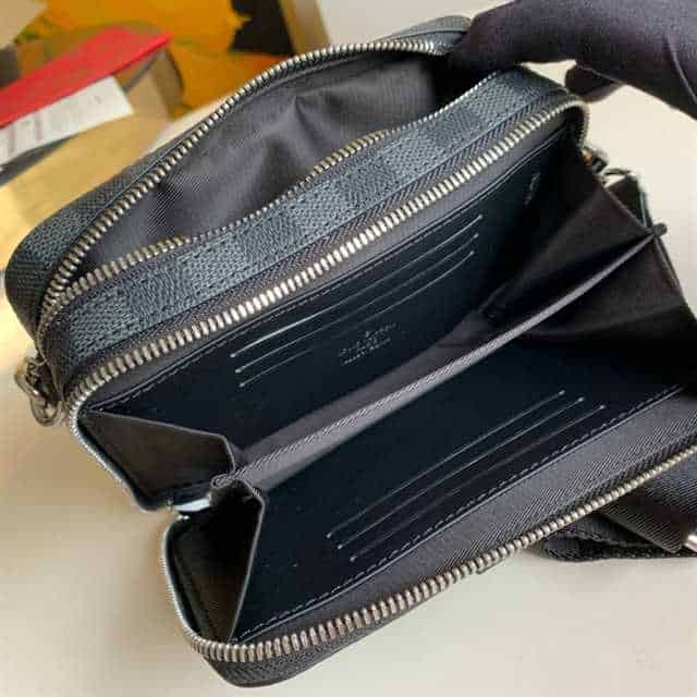 Louis Vuitton Alpha Wearable Wallet Damier Graphite Canvas LMB045 - 5