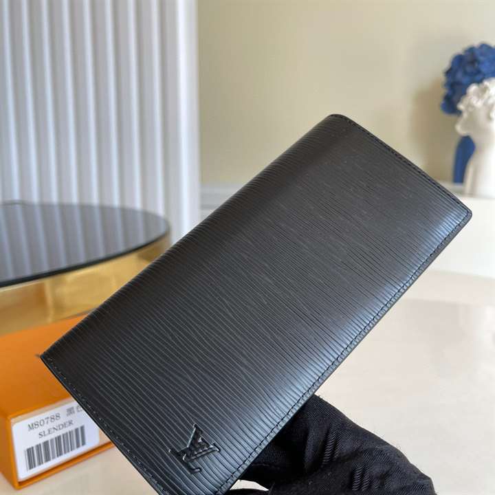 Louis Vuitton Brazza Wallet Black EPI Leather - WPR005 - 2