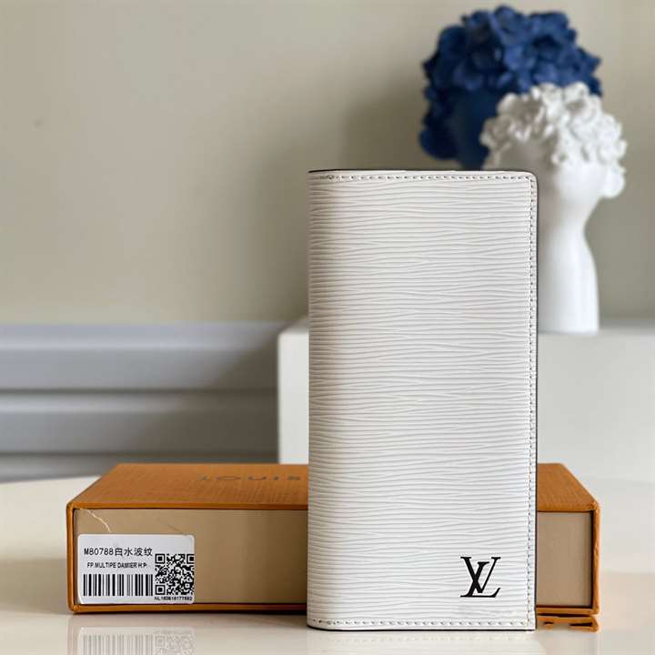 Louis Vuitton Brazza Wallet White EPI Leather - WPR008 - 2